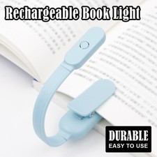 USB wiederaufladbare LED Buch Leuchte Clip-on Night Lights 360 Grad Winkel Kalt