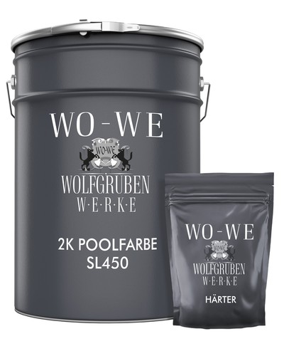 Schwimmbadfarbe - 2k,