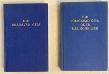 2x Die Bhagavad Gita "Das Hohe Lied /Das Lied von der Gottheit" von Dr. Hartmann