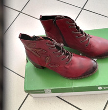 Damen Leder Stiefeletten "