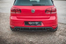 Street Pro Heck Ansatz Flaps Diffusor passend für VW Golf 6 GTI Mk6 schwarz