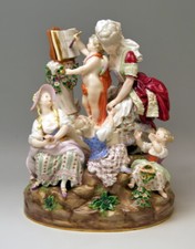 GROSSE MEISSEN GRUPPE FIGUR