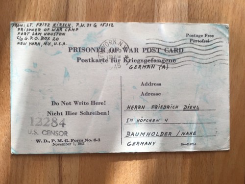 Kriegsgefangenenpost prisoner - kriegsgefangenenpost,