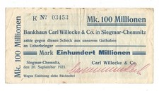 Notgeld, Sachsen