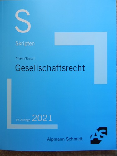 Skripten gesellschaftsrecht - skripten,