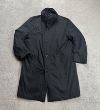 BUGATTI Herren Jacke Mantel Gr. L Trench Coat GORE-TEX Regenmantel 27911 Schwarz