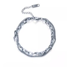 Damen  Armband Edelstahl L316