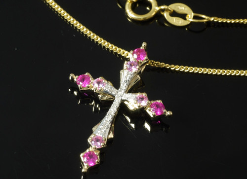 585 goldkette mit - 585, kleinem
