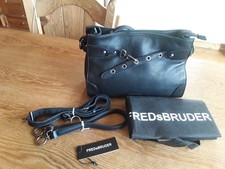 FREDsBRUDER  Tasche  schwarz  Modell  Belt It  Leder   NEU  !