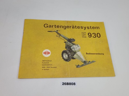 Bedienanweisung