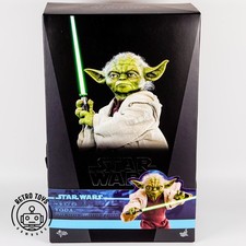 Yoda MMS495 Hot Toys Star Wars 1/6 Collectible Figur OVP Sideshow