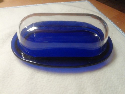 Schöne glas butterdose - schöne,