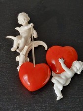 Vintage 2 Stück  Putto mit