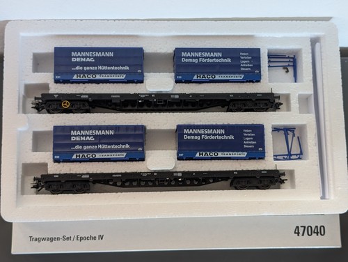 Märklin tragwagen set - märklin, h0