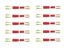 10 Paar JST / BEC Stecker + Buchse GOLD Kontakte zum crimpen (20 Stück)