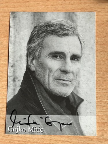 Gojko mitic autogrammkarte - gojko,
