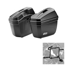 Set of Panniers GIVI E22 Black
