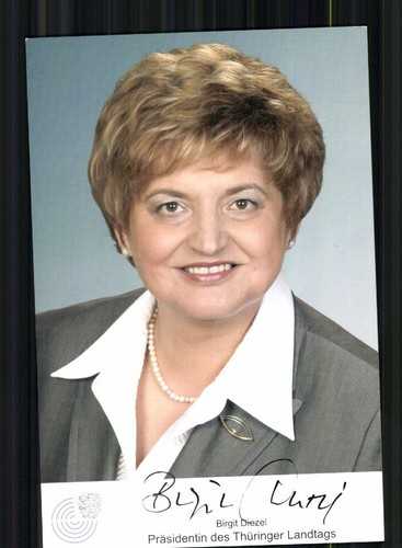 Birgit diezel autogrammkarte - birgit,