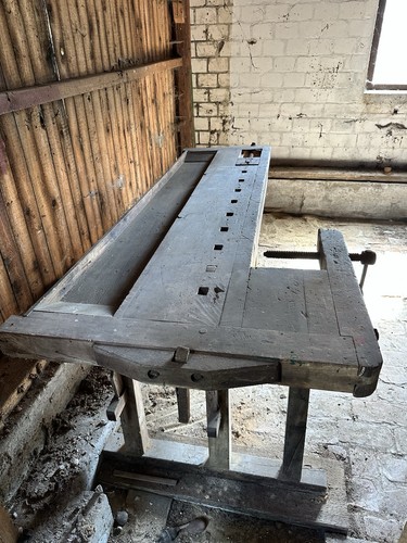 Alte werkbank 10 - m, lang
