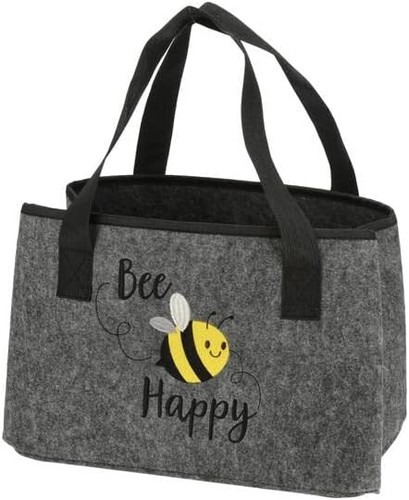 Filztasche bee happy biene - filztasche,