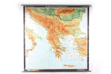 Lehrtafel Wandkarte Rollkarte