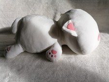 mochi Weiß kuscheltier peach cat katze kawai plüschkissen ca. 52cm Groß Neuwert