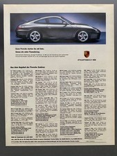 Porsche Zentrum Gebrauchtwagen Angebot 911 996 2006 Vintage Ad Werbung Reklame 2