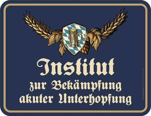 Sprüche schild institut für - institut,