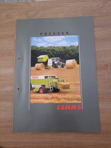 Orig claas pressen prospekt - orig.,