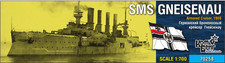 # Combrig 70258 : "SMS GNEISENAU" Dt. Großer Kreuzer 1899 - NEW Resinkit 1:700