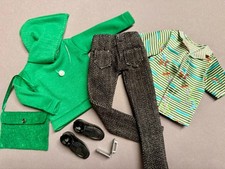 Barbie Ken Fashion Kleidung,Pullover, Skinny Jens Hose ,Hemd , Schuhe , Telefon,