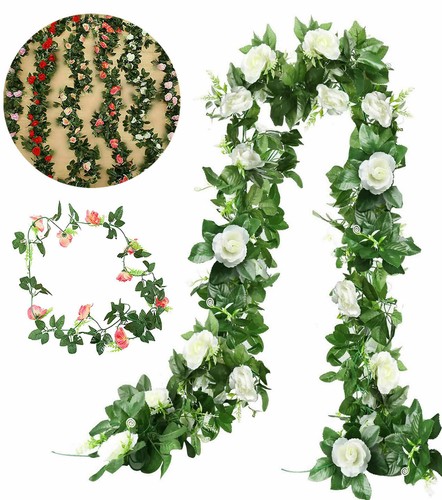 Künstliche rosen rebe - 1x,