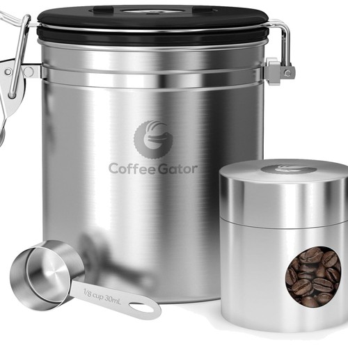 Kaffeedose edelstahl luftdicht - kaffeedose,