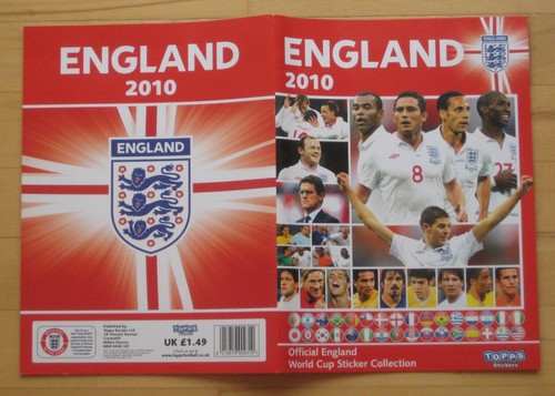 Topps leeralbum england 2010 - leeralbum,