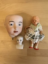 alte Puppenersatzteile Puppenkopf K&R Porzellan Puppendoktor Puppenklinik