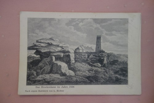 Brocken 1909 das - ak,