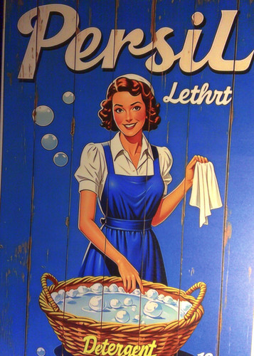 Persil retro blechschild 30 - ,