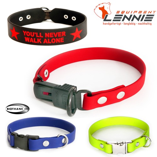 Biothane hunde halsband - 19, mm