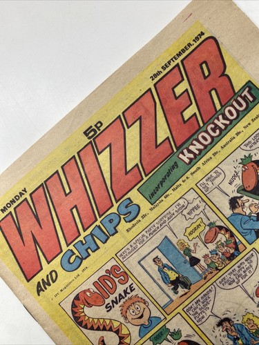 Whizzer and chips comic 28th - whizzer,