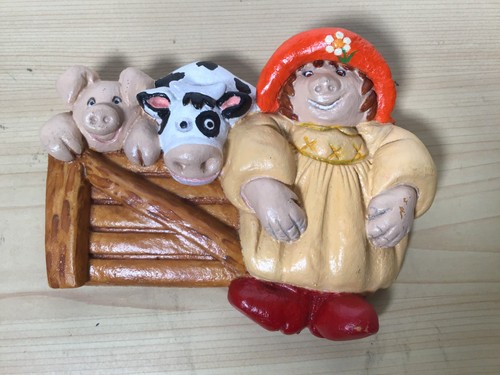 Bossons chalkware farm kuh - farm,
