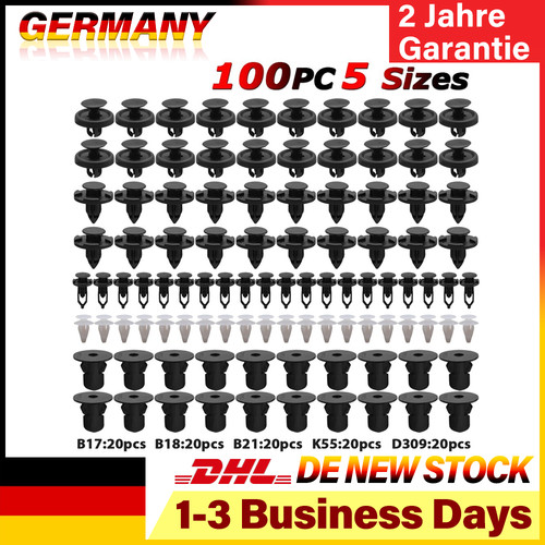 100 tlg befestigung clips - 100-tlg,
