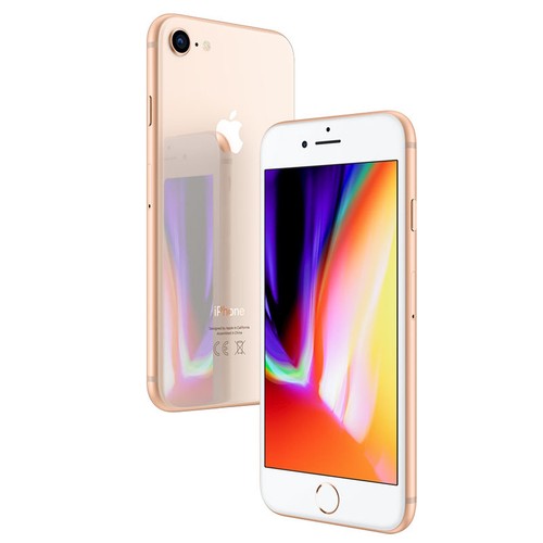 Apple iphone 64gb gold - 8, (100%