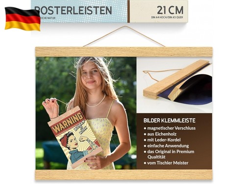 Magnet bilderleiste aus holz - aus,