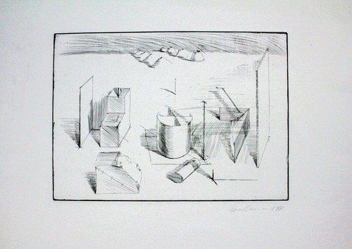 Print grafik topografie - print,