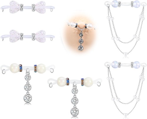 Set mit paar fake piercings - set, fake-piercings