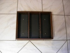 Cassette Rack - Musikkassetten / Tapes Holzregal für 45 Cassetten