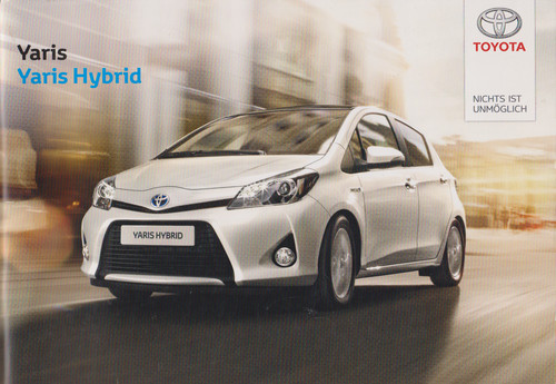 Toyota prospekt yaris hybrid - prospekt,