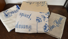 4x Altes Tuch Wandbehang