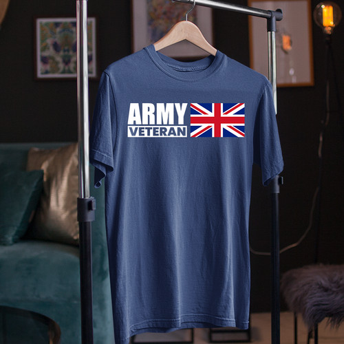 Merch army veteran flag uk - af,