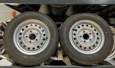 2x Sommerräder 13 Zoll PKW-Anhänger Stahlfelge 4.5Jx 13 H2 ET30 Starco